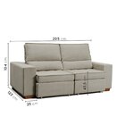 Sofá Retrátil E Reclinável Embaúba 3 Lugares 2,05m Pet Friend