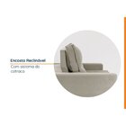 Sofá Retrátil E Reclinável Embaúba 3 Lugares 2,25m Pet Friend