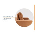 Sofá Retrátil E Reclinável Embaúba 4 Lugares 2,35m Pet Friend