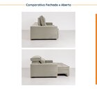 Sofá Retrátil E Reclinável Embaúba 4 Lugares 2,65m Pet Friend