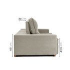 Sofá Retrátil E Reclinável Embaúba 4 Lugares 2,65m Pet Friend