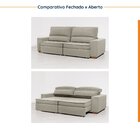 Sofá Retrátil E Reclinável Embaúba 4 Lugares 2,65m Pet Friend