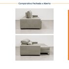 Sofá Retrátil E Reclinável Embaúba 5 Lugares 3,00m Pet Friend