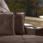 Sofá Retrátil E Reclinável Enzo 190 Cm Em Veludo Com Porta Co