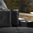 Sofá Retrátil E Reclinável Enzo 210 Cm Em Veludo Com Porta Co