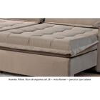 Sofá Retrátil E Reclinável Eros 1,80m 02 Lugares Txr Bege