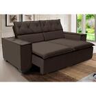 Sofá Retrátil E Reclinável Filadélfia Marrom