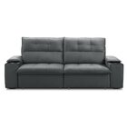 Sofá Retrátil E Reclinável França 230 Cm Com Porta Copos E Ob