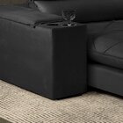 Sofá Retrátil E Reclinável Gael 210 Cm Veludo Com Porta Copos