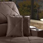 Sofá Retrátil E Reclinável Gael 230 Cm Veludo Com Porta Copos