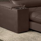 Sofá Retrátil E Reclinável Gael 250 Cm Veludo Com Porta Copos