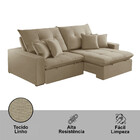 Sofá Retrátil E Reclinável Império 210cm Braço 25cm Meu Sofá