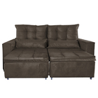 Sofa Retratil E Reclinavel Julia Marrom