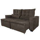 Sofa Retratil E Reclinavel Julia Marrom