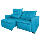 Sofa Retratil E Reclinavel Julia Turquesa