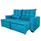 Sofa Retratil E Reclinavel Julia Turquesa