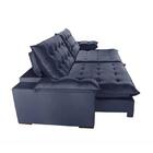 Sofá Retrátil E Reclinável Luxor Com Molas Ensacadas Veludo A