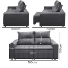 Sofá Retrátil E Reclinável Madri 2l. 160cm C/molas - Veludo