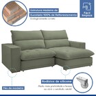 Sofá Retrátil E Reclinável Martinho 250cm Boucle Verde - Celf