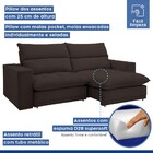 Sofá Retrátil E Reclinável Martinho 250cm Veludo Marrom  - Ce