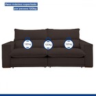 Sofá Retrátil E Reclinável Martinho 250cm Veludo Marrom  - Ce