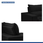 Sofá Retrátil E Reclinável Martinho 320cm Preto