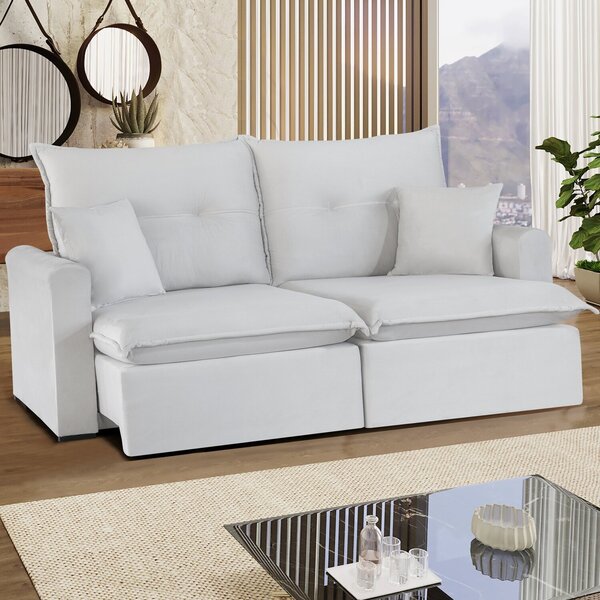 Sofá Retrátil E Reclinável Miami - Assento Com Molas – 2.10 M