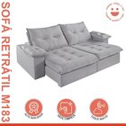 Sofá Retrátil E Reclinável Modulado 250cm Chile