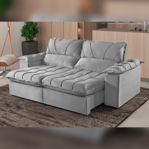 Sofá Retrátil E Reclinável Modulado 2 Lugares 230cm Alemanha