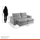 Sofá Retrátil E Reclinável Modulado 2 Lugares 290cm Alemanha