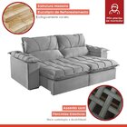 Sofá Retrátil E Reclinável Modulado 2 Lugares 290cm Alemanha