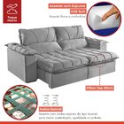 Sofá Retrátil E Reclinável Modulado 2 Lugares 290cm Alemanha