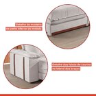 Sofá Retrátil E Reclinável Modulado 3 Lugare 250cm Suiça   Be