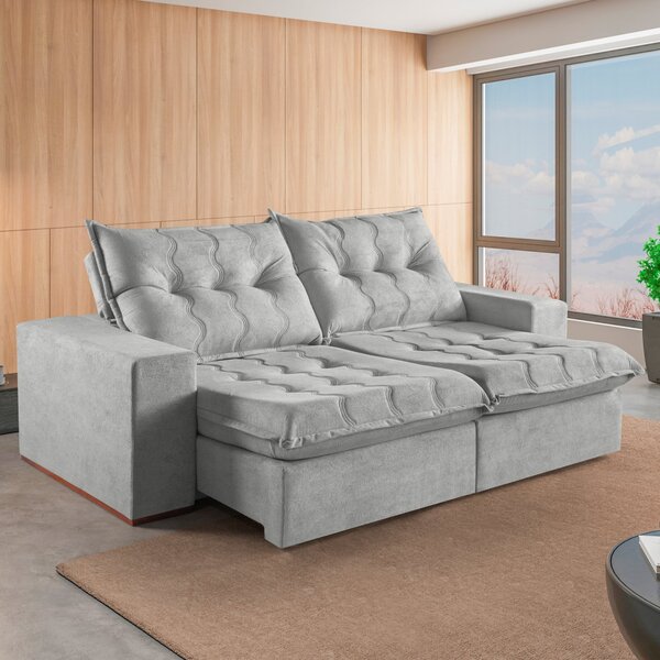 Sofá Retrátil E Reclinável Modulado 3 Lugares 230cm França  C