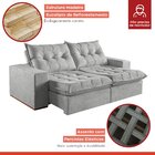 Sofá Retrátil E Reclinável Modulado 3 Lugares 230cm França  C