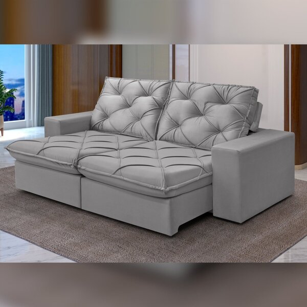 Sofá Retrátil E Reclinável Modulado Modulado 2 Lugares 250cm