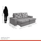 Sofá Retrátil E Reclinável Modulado Modulado 2 Lugares 290cm