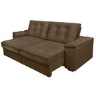 Sofá Retrátil E Reclinável Molas Ensacadas 190cm Veludo Zuriq