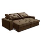 Sofá Retrátil E Reclinável Molas Ensacadas 2,10m Agatha Velud