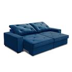 Sofá Retrátil E Reclinável Molas Ensacadas 2,50m Agatha Velud