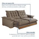 Sofá Retrátil E Reclinável Molas Ensacadas 2 Lugares 210cm Is