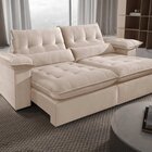 Sofá Retrátil E Reclinável Molas Ensacadas 2 Lugares 230cm Br