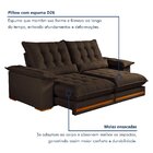 Sofá Retrátil E Reclinável Molas Ensacadas 3 Lugares 250cm Is