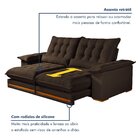Sofá Retrátil E Reclinável Molas Ensacadas 3 Lugares 250cm Is