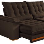 Sofá Retrátil E Reclinável Molas Ensacadas 3 Lugares 250cm Is