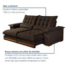 Sofá Retrátil E Reclinável Molas Ensacadas 3 Lugares 250cm Is
