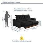 Sofá Retrátil E Reclinável Molas Ensacadas 4 Lugares 290cm Is