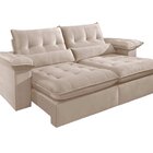 Sofá Retrátil E Reclinável Molas Ensacadas 5 Lugares 270cm Br