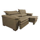 Sofá Retrátil E Reclinável Molas Ensacadas Cama Inbox Botonê