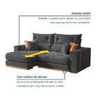 Sofá Retrátil E Reclinável Molas Ensacadas Pillow Top 25cm 4